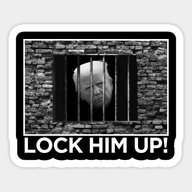 Lock Him Up! Sticker by SIINASTAH